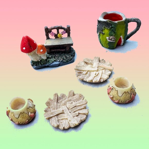 Large lot of fairy garden items - Picture 3 of 10